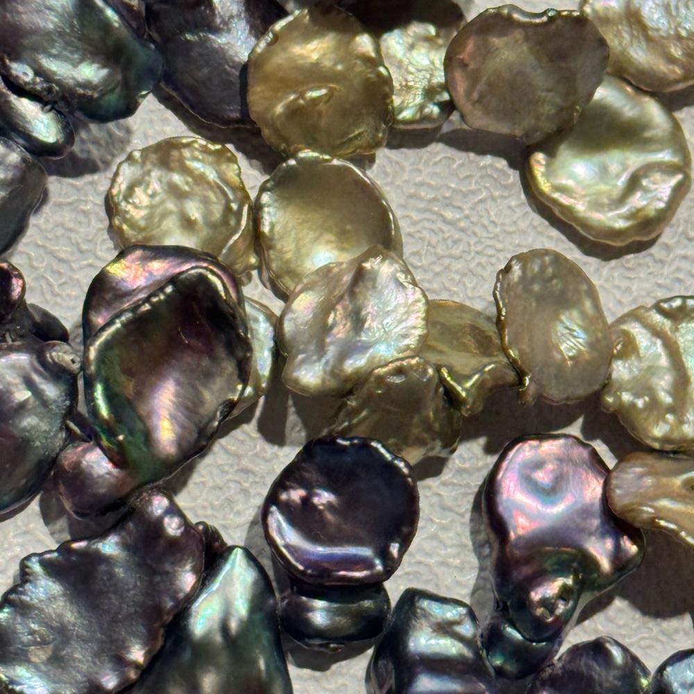 JBB Cluster Necklace with Keshi Pearls